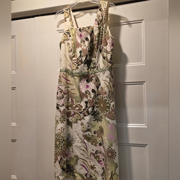 Rabbit Rabbit Rabbit Designs Dress Womens 10 Midi Cottage Prairie Boho Floral US - Picture 3 of 14